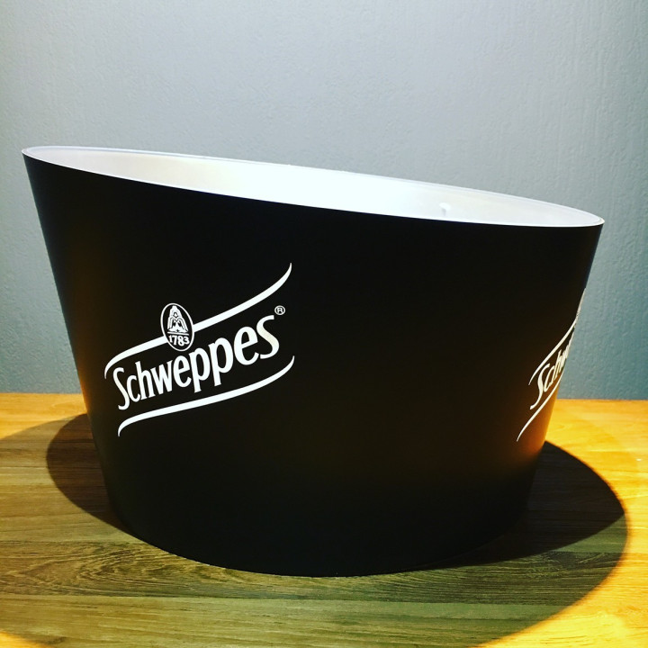 Ice bucket Schweppes LED 4b