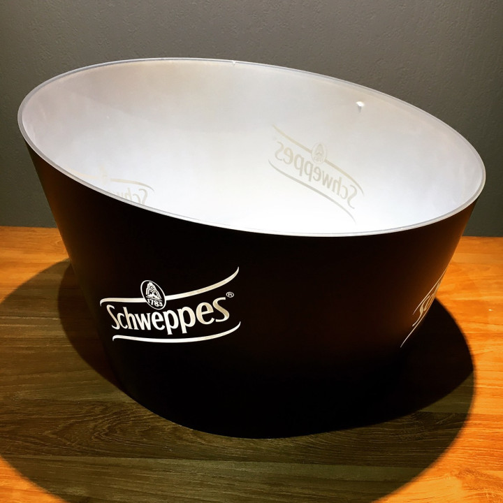 Ice bucket Schweppes LED 4b