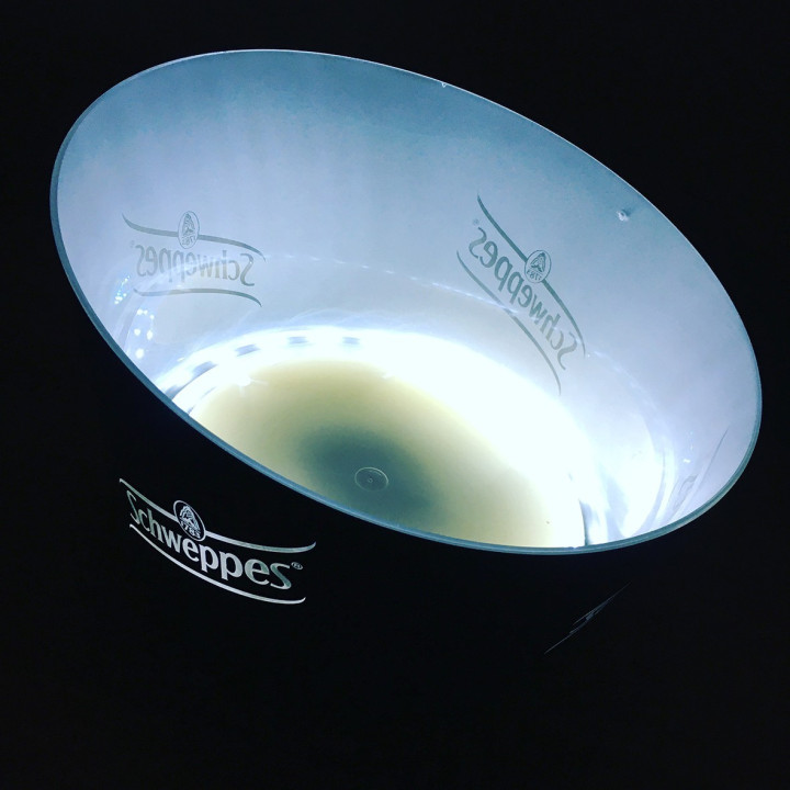 Ice bucket Schweppes LED 4b