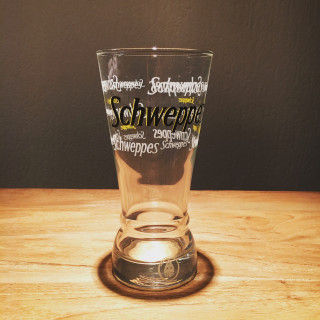 Verre Schweppes modèle variations
