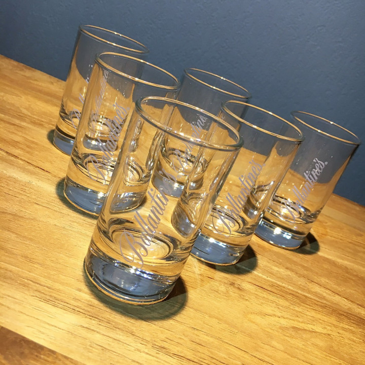 Verre Ballantines shooter