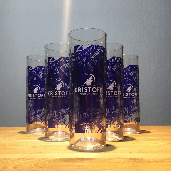 Verre Eristoff long drink 22cl PVC