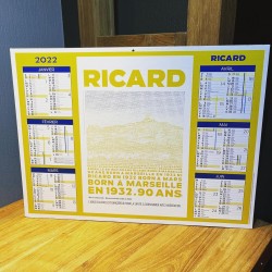 Calendar 2022 Ricard