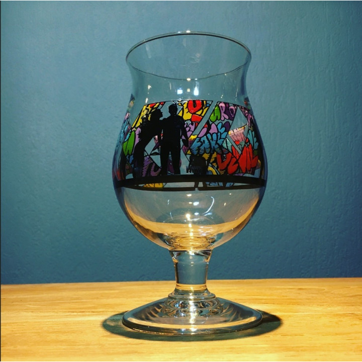 Glass beer Duvel collection 56 'I am fake'