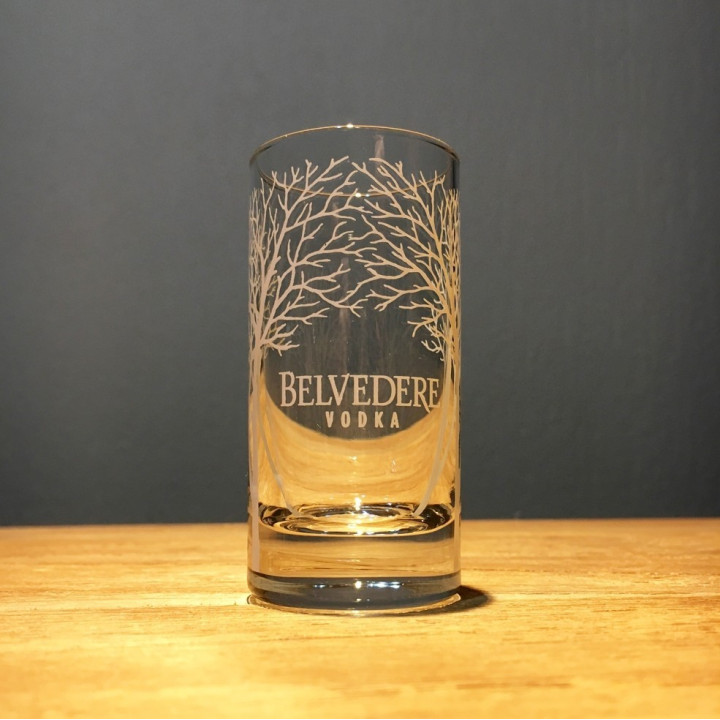 Glass Belvedere Vodka shooter 6cl