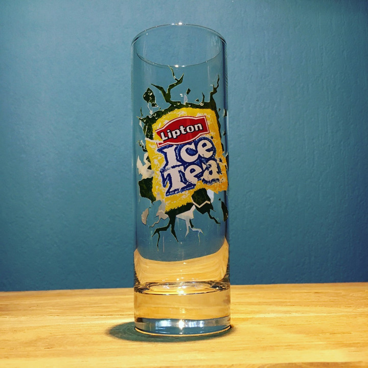 Glass Lipton Ice-Tea long drink 33cl