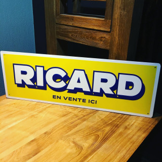 Plaat Ricard metaal model 3 XL