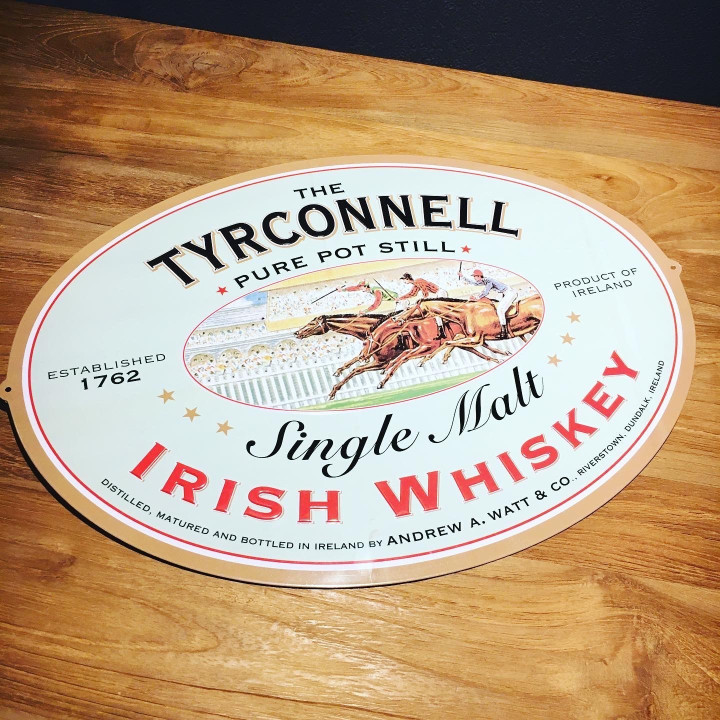 Plate Metallic The Tyrconnell Irish Whiskey