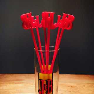 Swizzle stick J&B x6 model 1