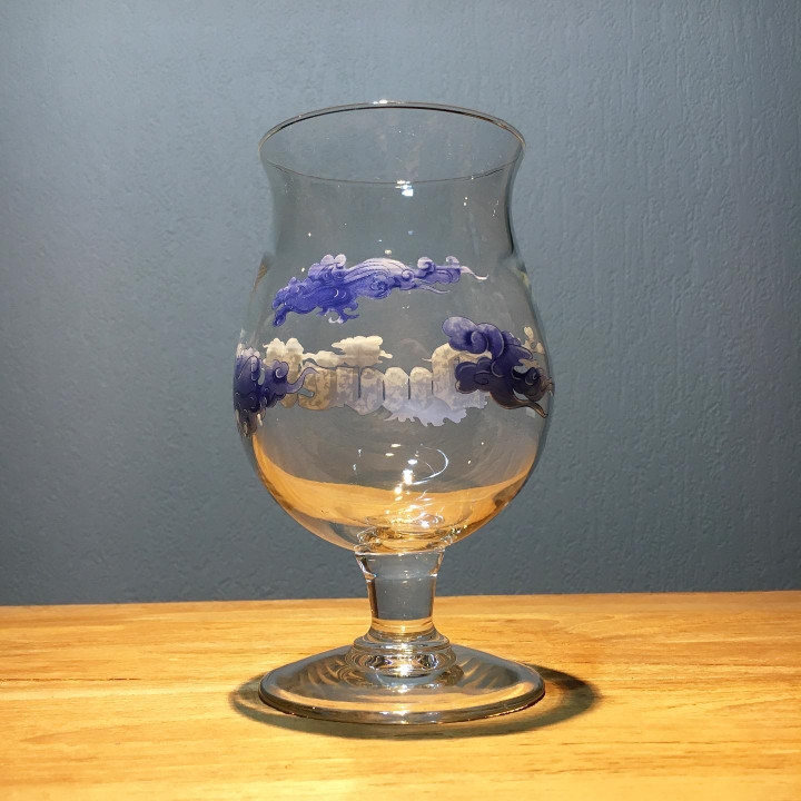 Glass beer Duvel collection 58 'Porcelain'