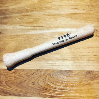 Stamper - Roerstok Pitù Cachaça massief hout