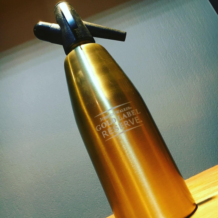 Siphon Johnnie Walker Gold label reserve