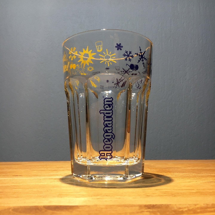 Glass beer Hoegaarden Christmas