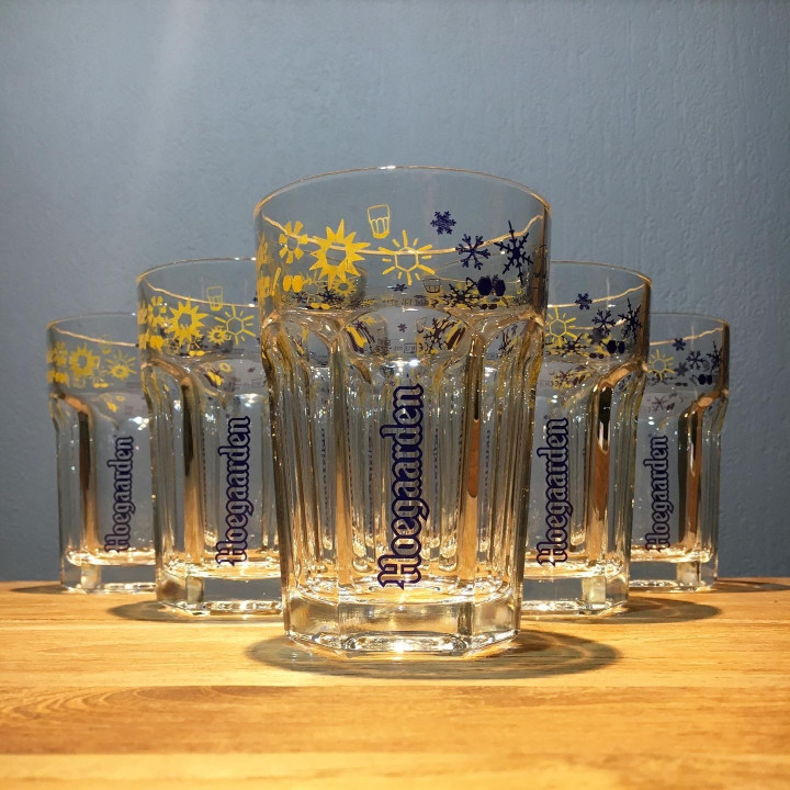 Glass beer Hoegaarden Christmas