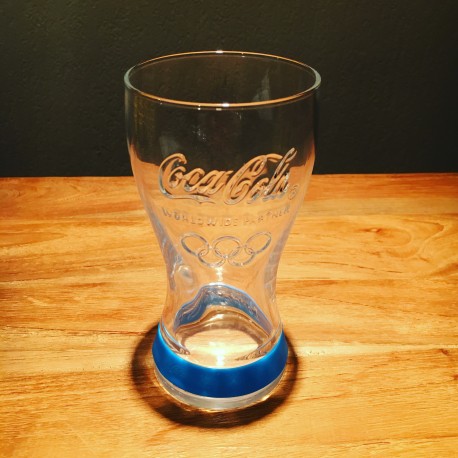 Glass Coca-Cola Olympic games 2012 blue