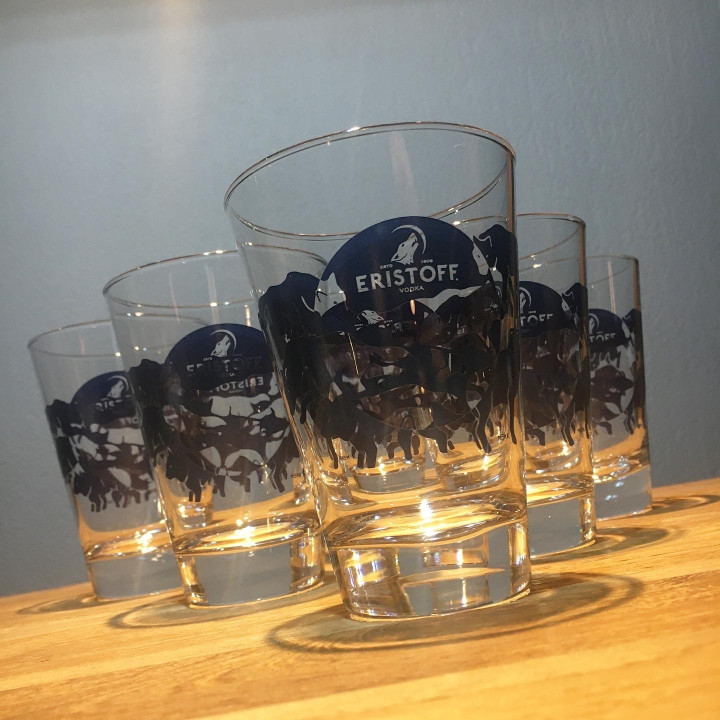 Verre Eristoff tumbler modèle 3