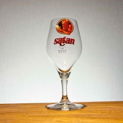 Tasting glass beer Satan