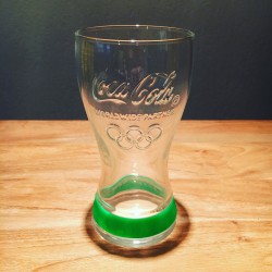 Glass Coca-Cola Olympic games 2012 Green