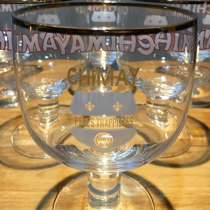 Bierglas Chimay wapendschild model 3