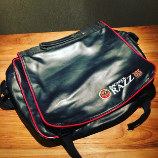 Leather suitcase Bacardi Razz (used)