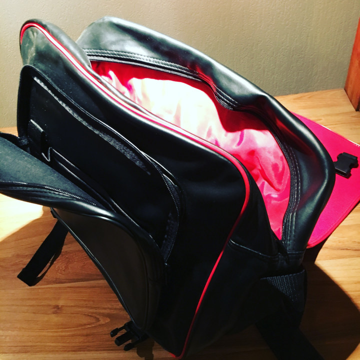 Leather suitcase Bacardi Razz (used)