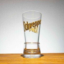 Glas Schweppes wijde top