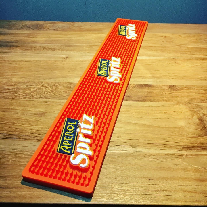 Tapis de bar Apérol Spritz modèle 2