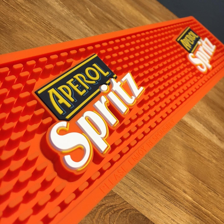 Tapis de bar Apérol Spritz modèle 2
