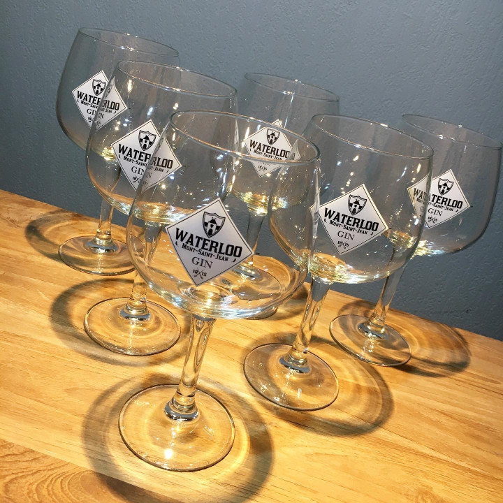 Glass Waterloo Gin