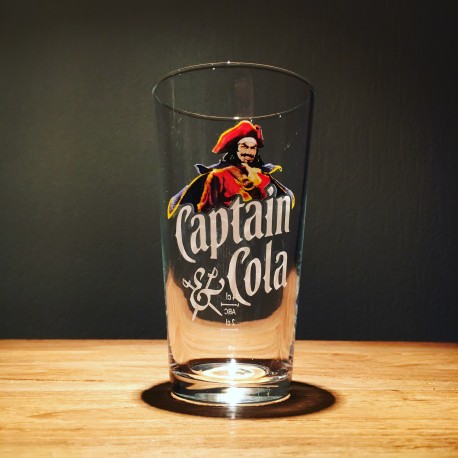 Glass Captain Cola