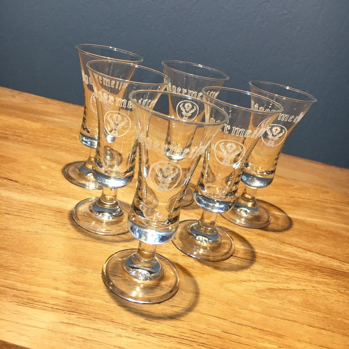 Verre Jägermeister shooter modèle 11