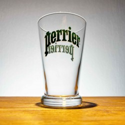 Glass Perrier 39cl