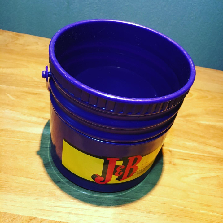 Ice bucket J&B 1L mauve