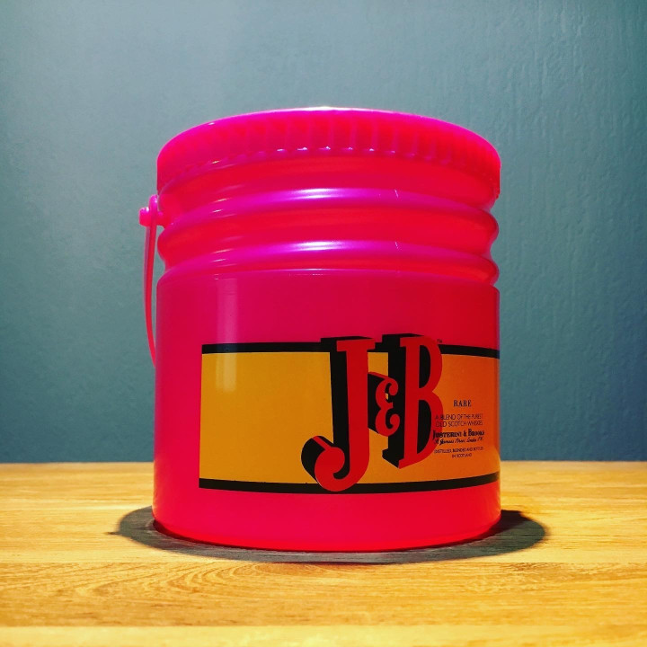 Ice bucket J&B 1L pink