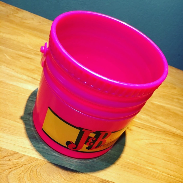 Ice bucket J&B 1L pink