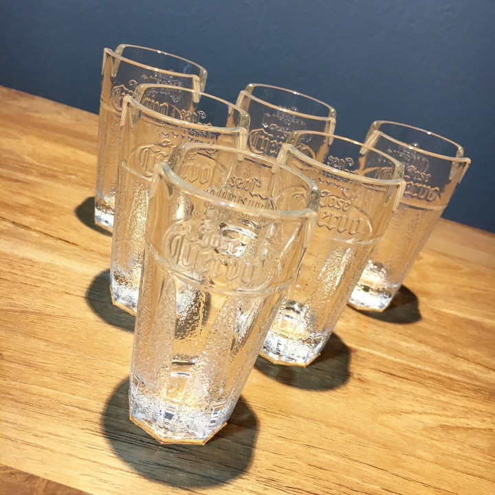 Glass Cuervo shooter model 2