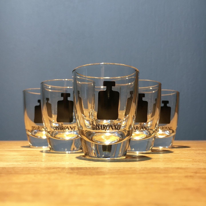 Glass Amaretto Disaronno shooter