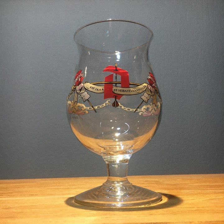 Verre bière Duvel collection 66 '450 ans de la guilde de Saint Sebastian'