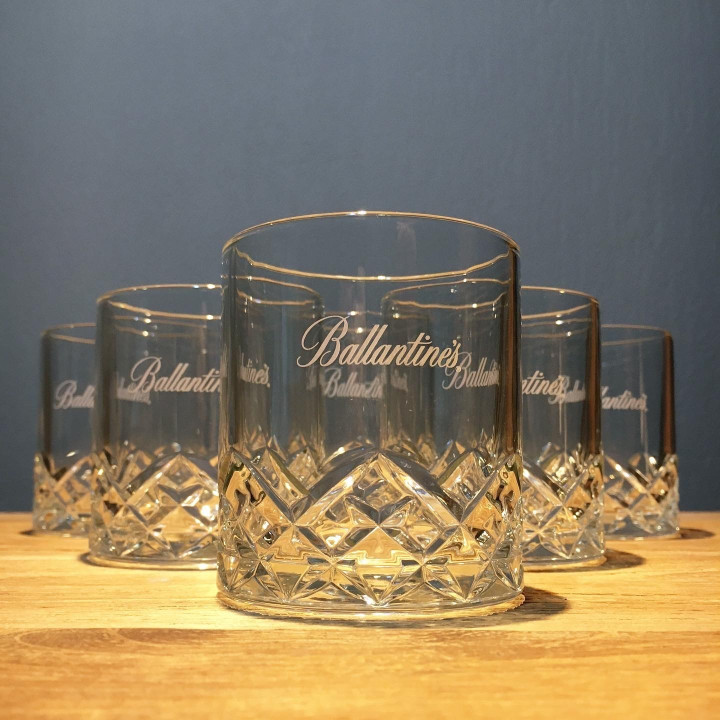 Verre Ballantines on the rocks modèle 2