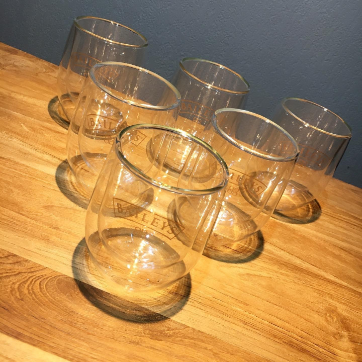 Verre Baileys double paroi PVC