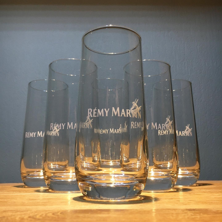 Glass Remy Martin tumbler model 2