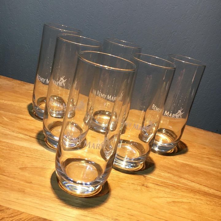Glass Remy Martin tumbler model 2
