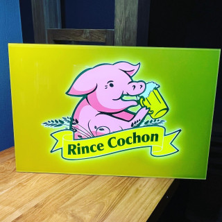 Illuminated Sign Rince-Cochon LED
