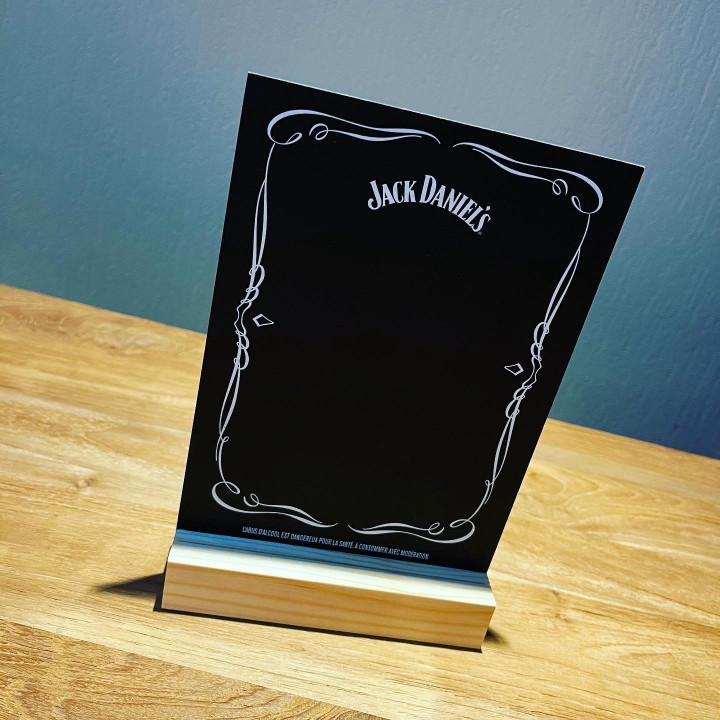 Chalkboard sign Jack Daniel's