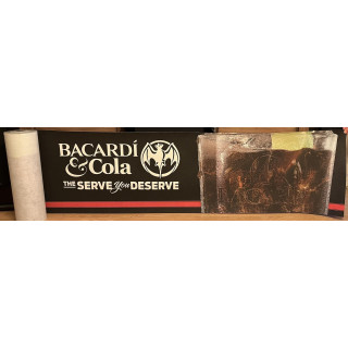 Banner (vilt feutrine) Bacardi & Cola