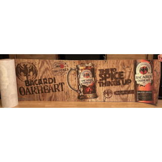 Banner (felt feutrine) Bacardi Oakheart