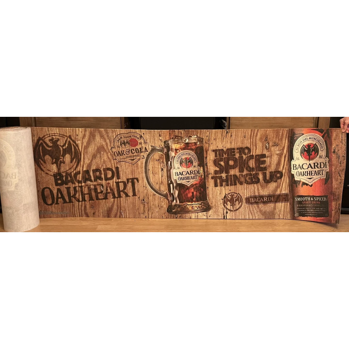 Banner (felt feutrine) Bacardi Oakheart