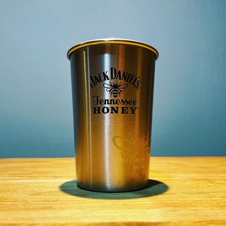 Glas Jack Daniel's Honey in metaal