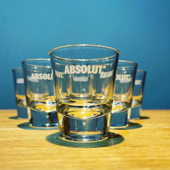 Glas shooter Absolut Vodka model 6