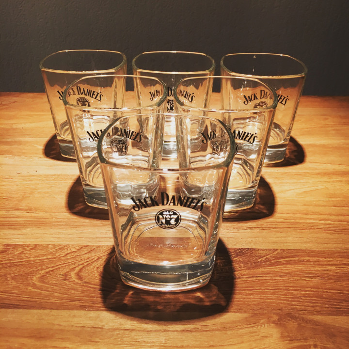Verre Jack Daniel's Old7 on the rocks modèle 2